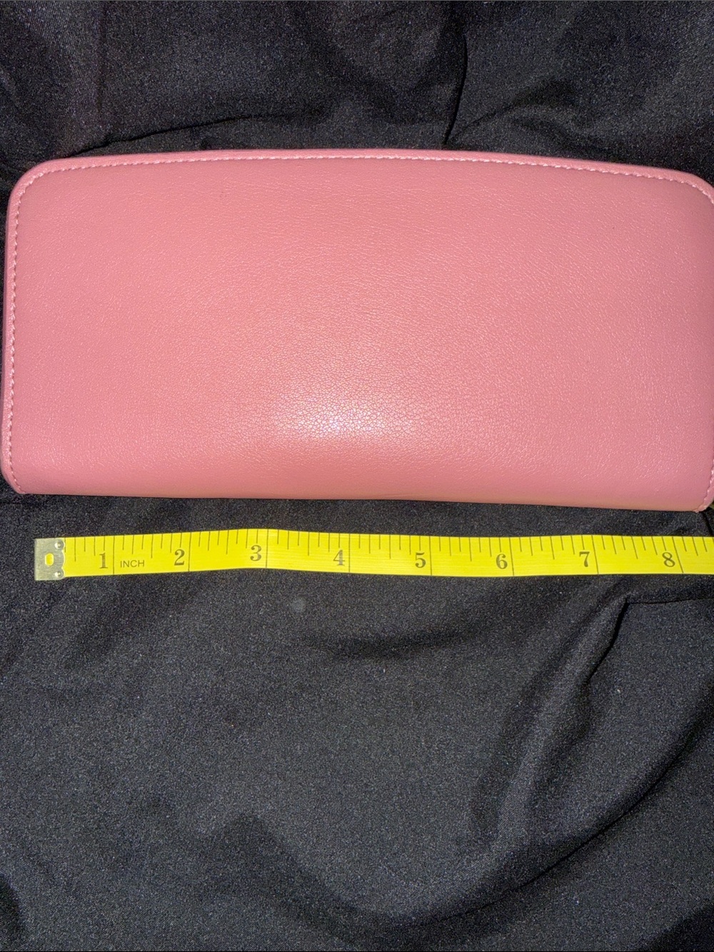 Zip-Around Women's Wallet in Dusty Pink